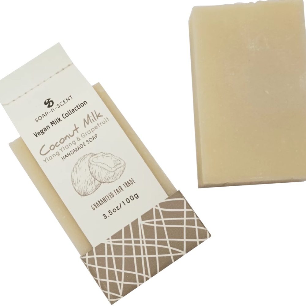 NEW Soap-n-Scent Coconut Milk Ylang Ylang & Grapefruit Handmade Soap 3.5 oz.